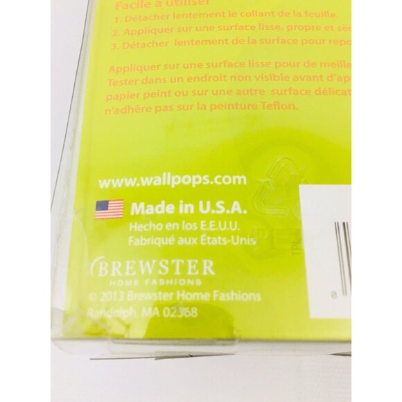 Mustache Wall Decals Peel & Stick Wall Art Kit By Wall Pops! 5-Piece Set 17"x24. - Picture 4 of 7